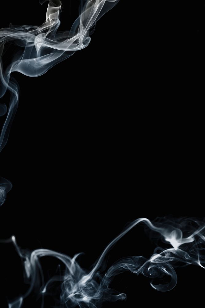 Abstract smoke phone wallpaper, dark background
