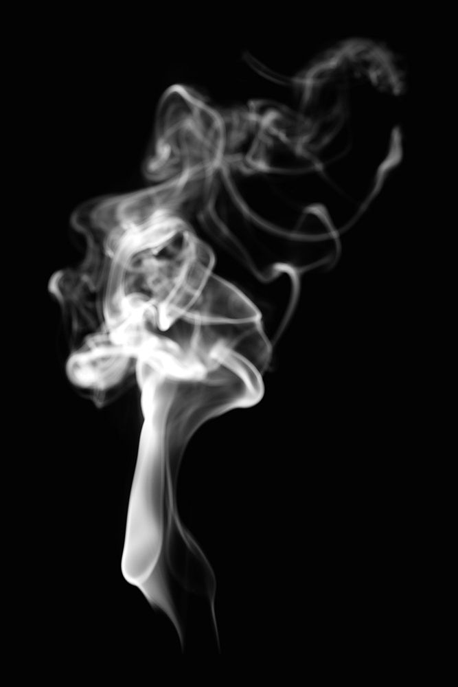 Smoke textured effect psd, in white realistic design