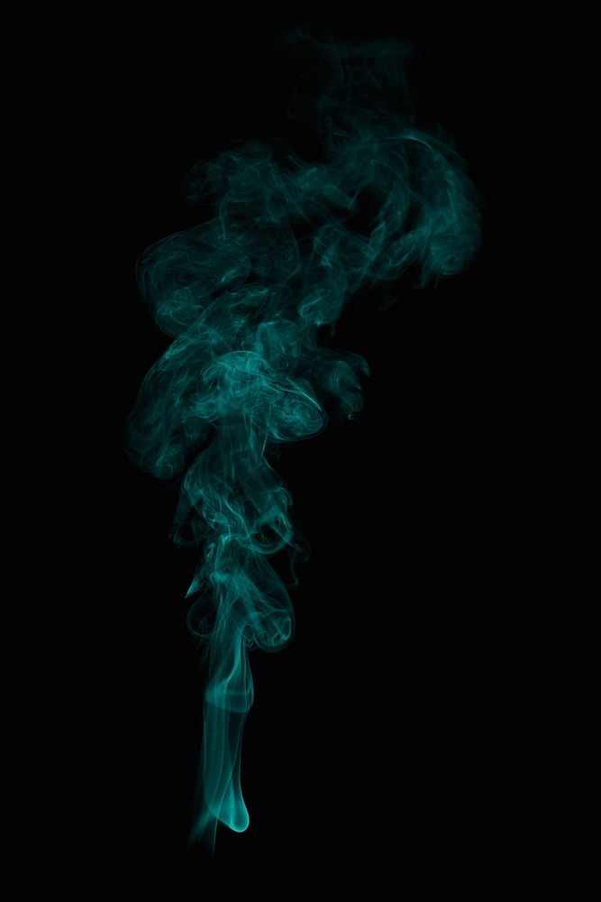 Teal smoke background psd, dark aesthetic 