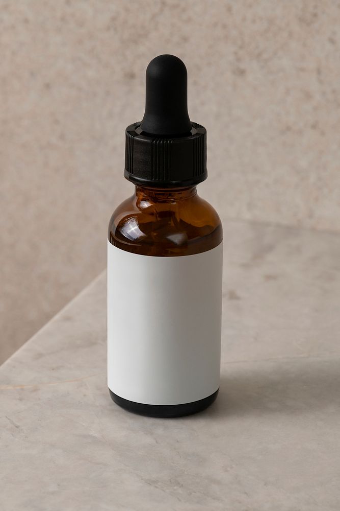 Cosmetic dropper bottle, beauty product design