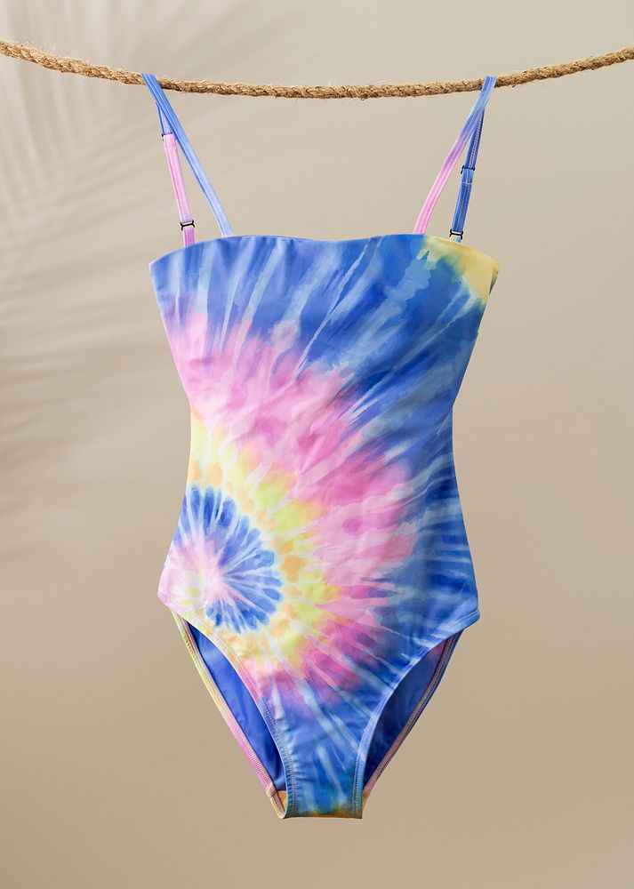 Tie-dye swimsuit, women’s swimwear fashion