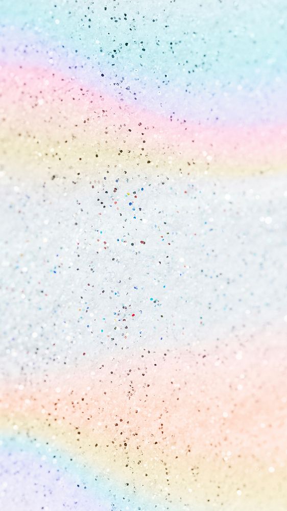 Glitter mobile wallpaper, aesthetic holographic background