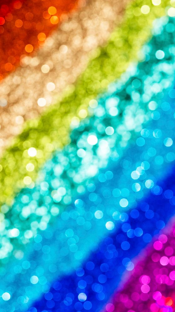 Colorful rainbow glitter background texture