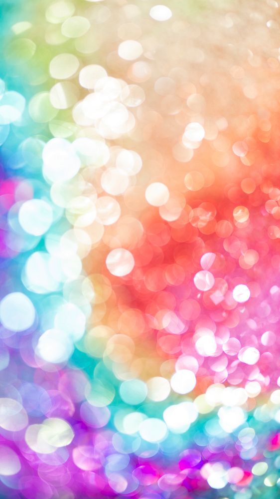 Colorful rainbow glitter background
