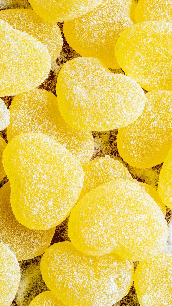 Yellow chewy candies 