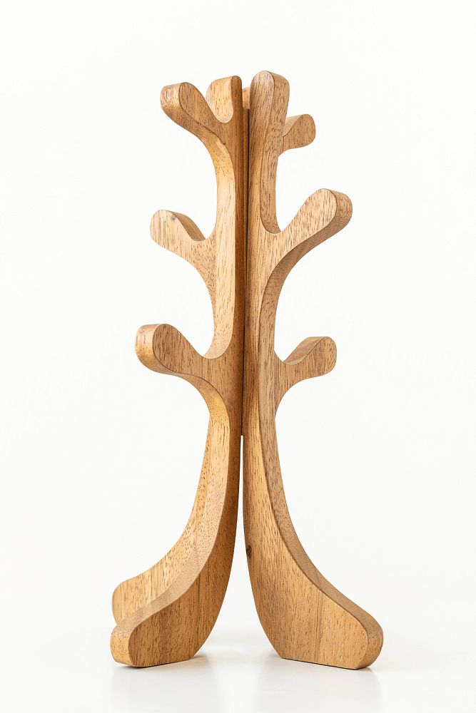 Wooden display stand design element