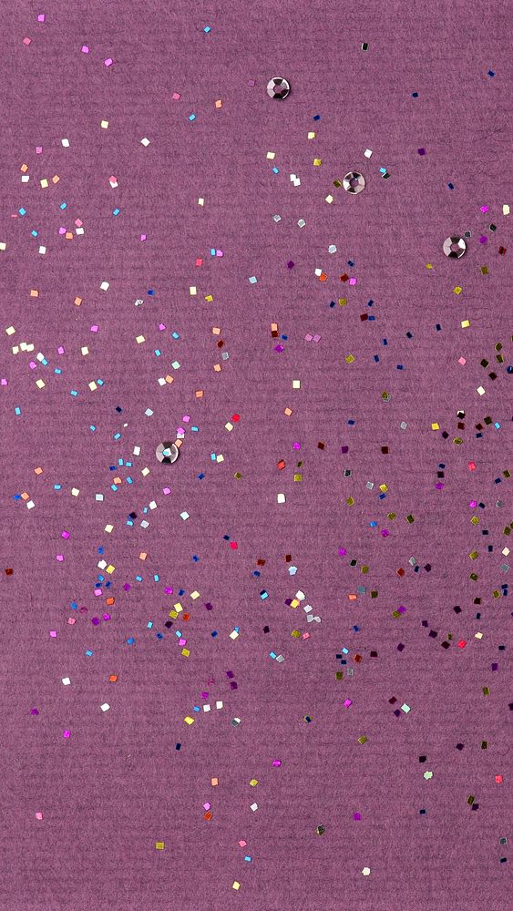 Glittery purple paper phone background