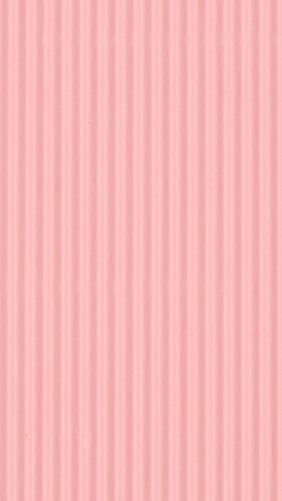 Pink wavy paper phone wallpaper