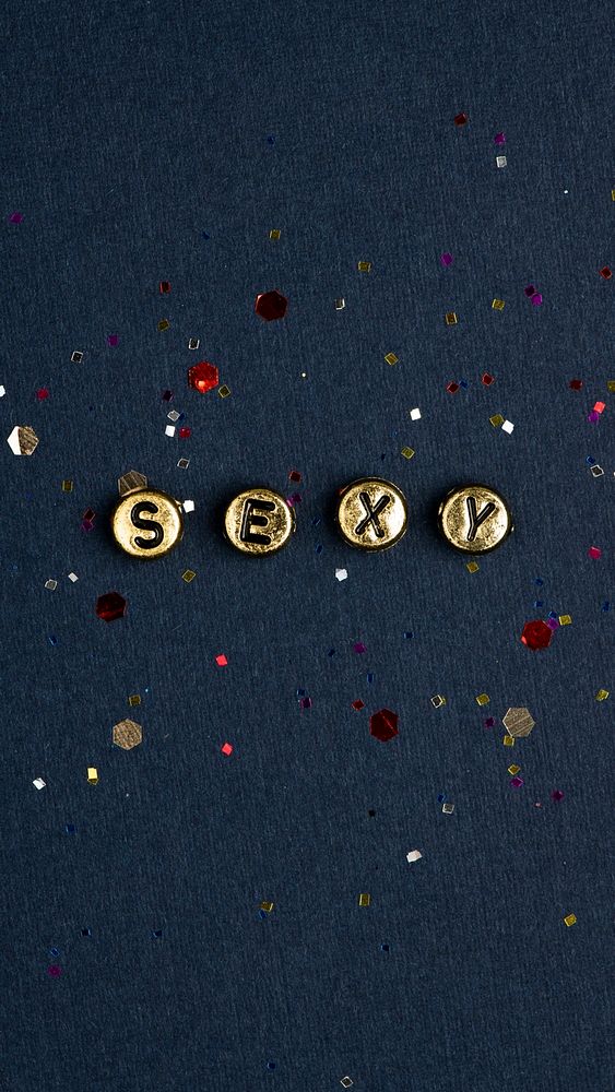 Sexy gold alphabet letter beads