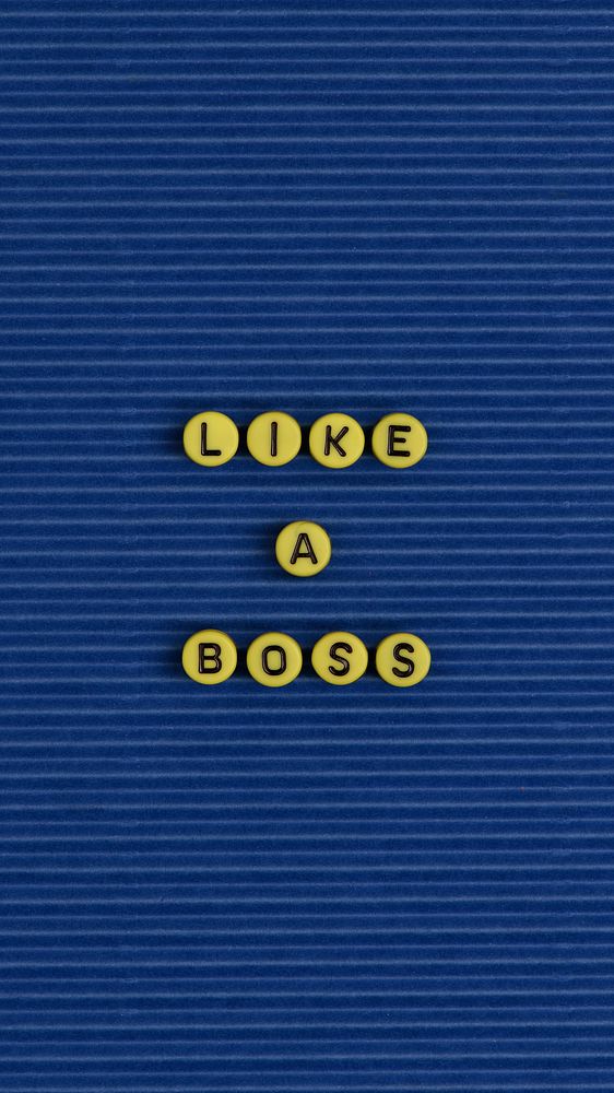 Like a boss alphabet letter beads