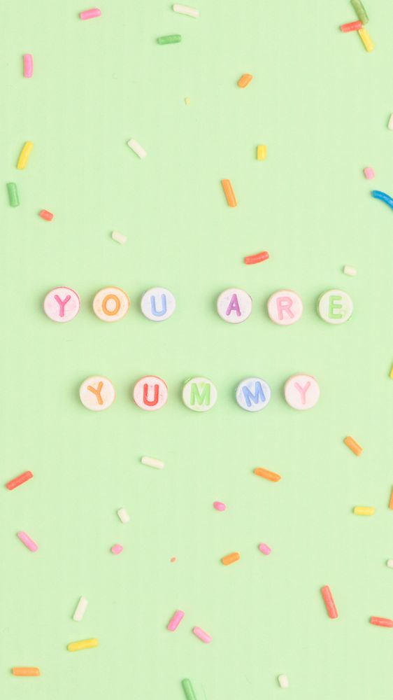 You are yummy alphabet letter beads