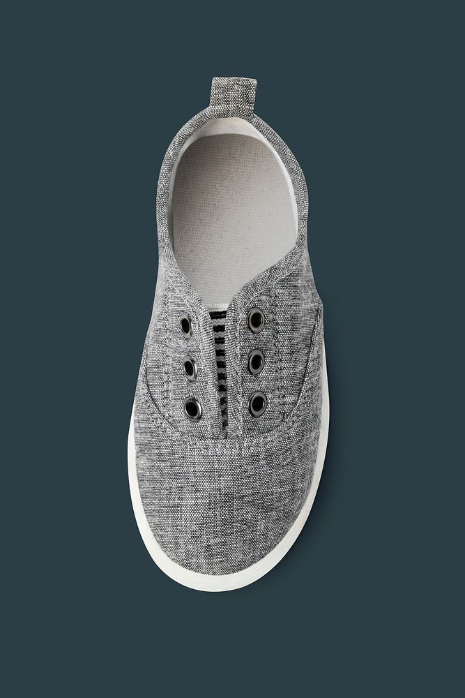 Gray slip-on unisex streetwear sneakers fashion