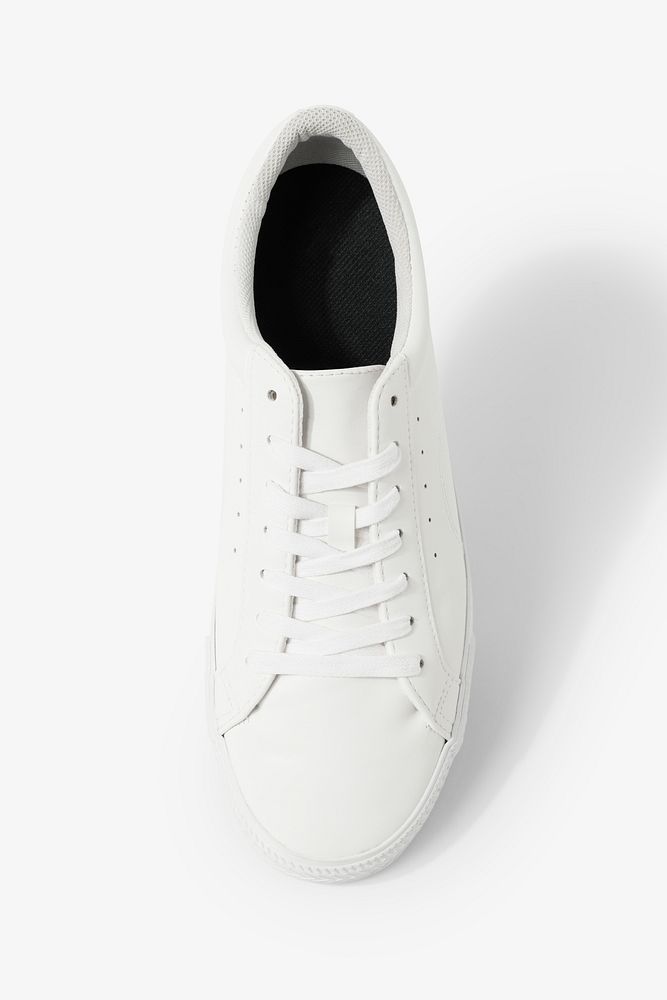 White canvas sneakers unisex footwear fashion