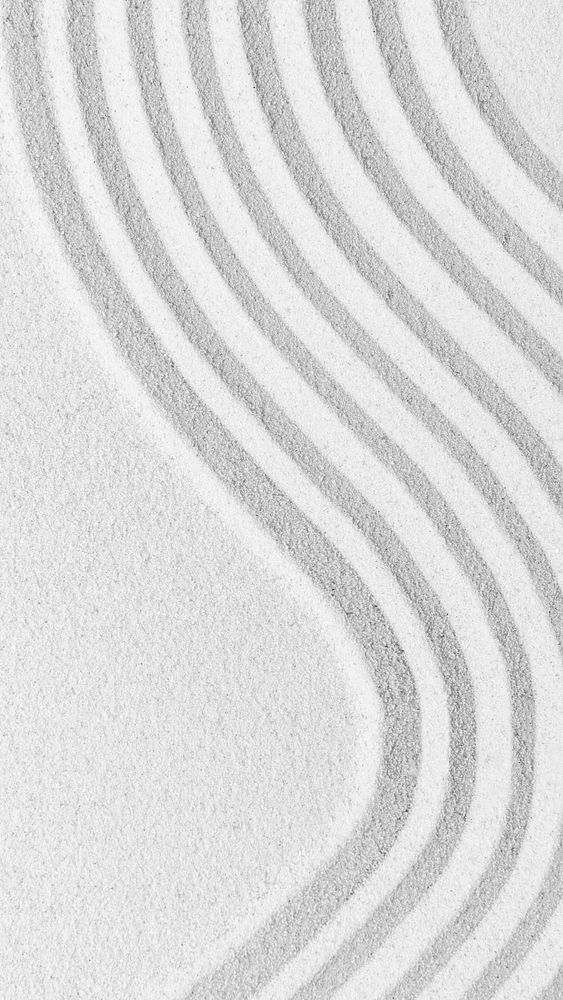 White sand surface texture background zen and peace concept