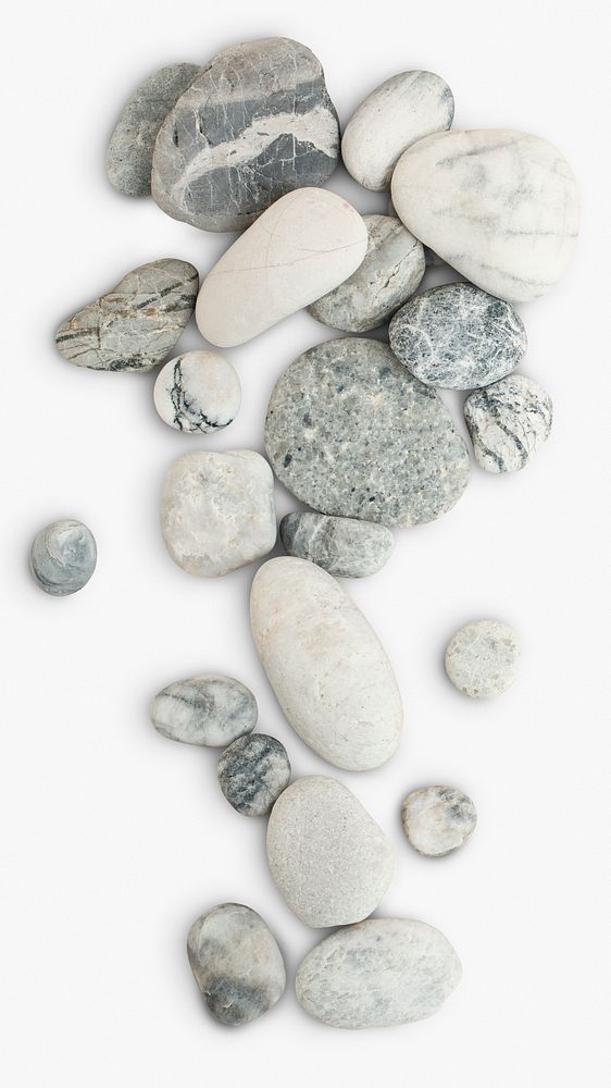 Phone wallpaper background, marble zen stones
