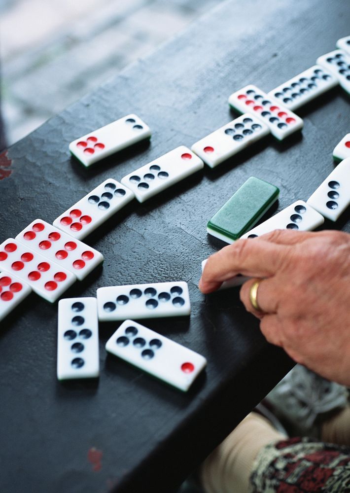 Free People Playing Domino Game photo, public domain activity CC0 photo.
