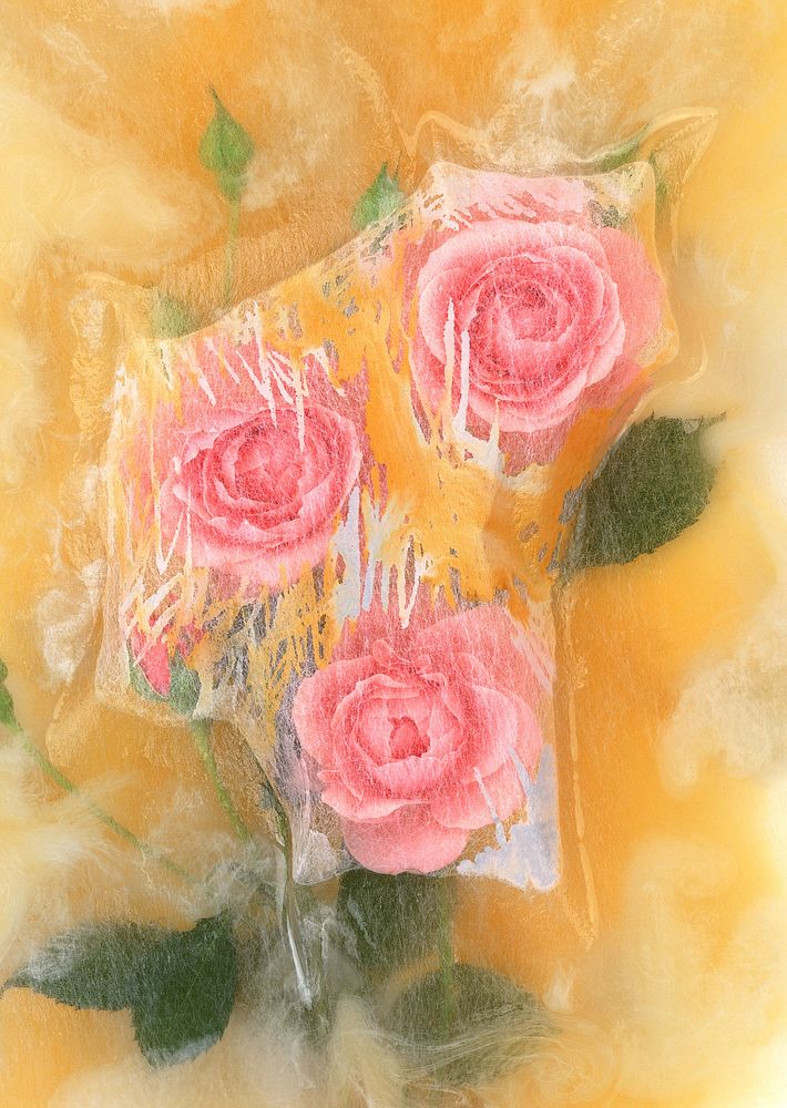 Free abstract pink roses image, public domain flower CC0 photo.