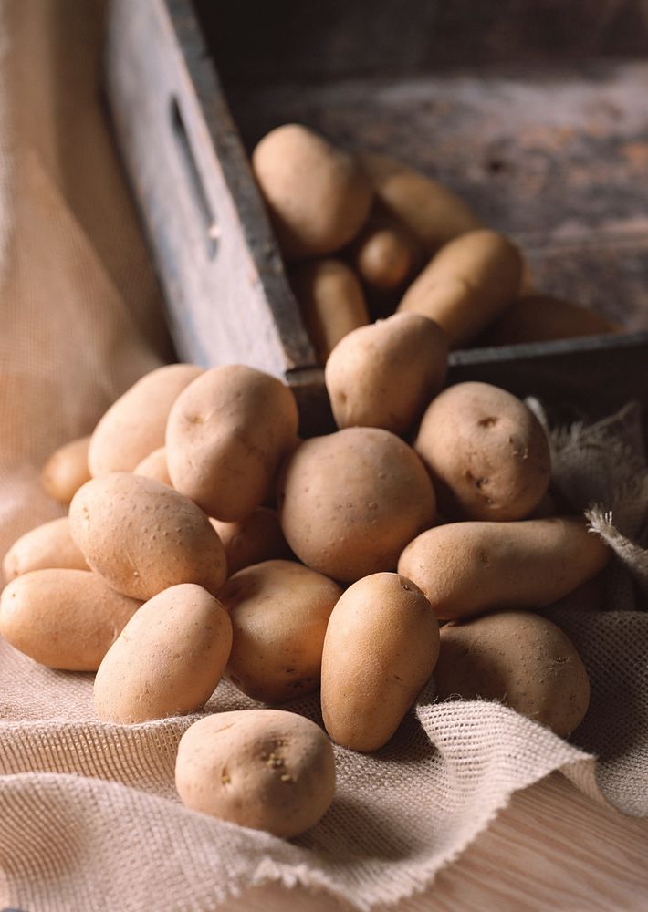 Free baby potatoes image, public domain food CC0 photo.