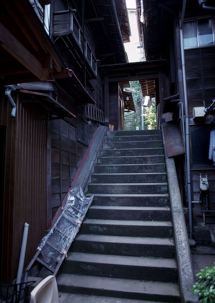 Old Traditional Streets Of Tokyo