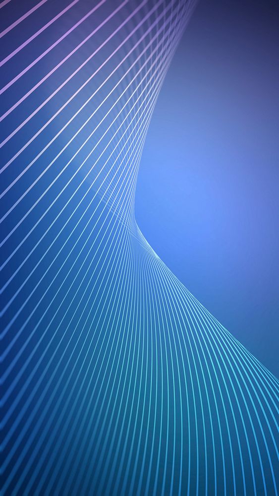 Free gradient lines blue mobile background image, public domain CC0 photo.