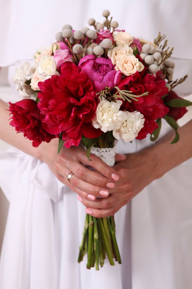Free wedding bouquet image, public domain flower CC0 photo.