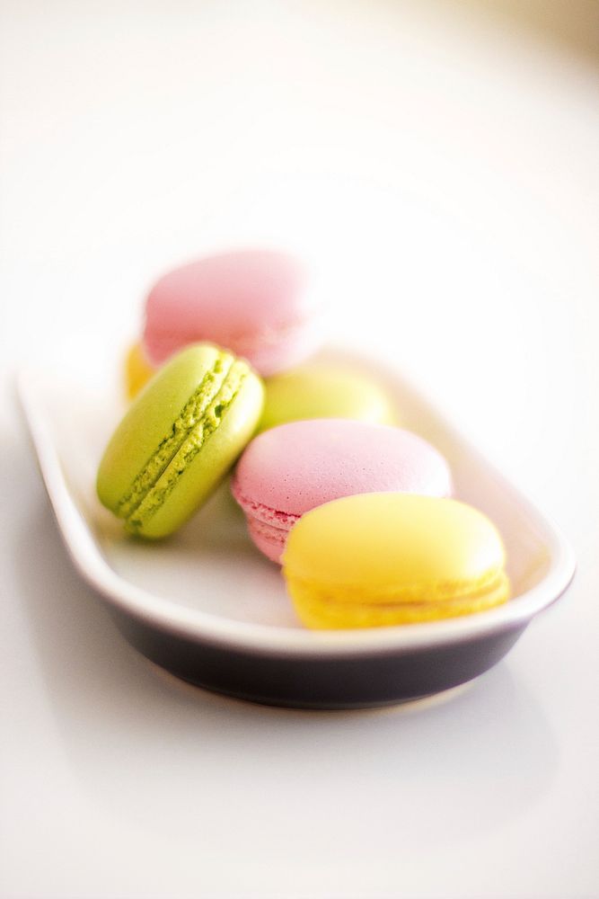 Free macaroons dessert background, public domain CC0 photo.