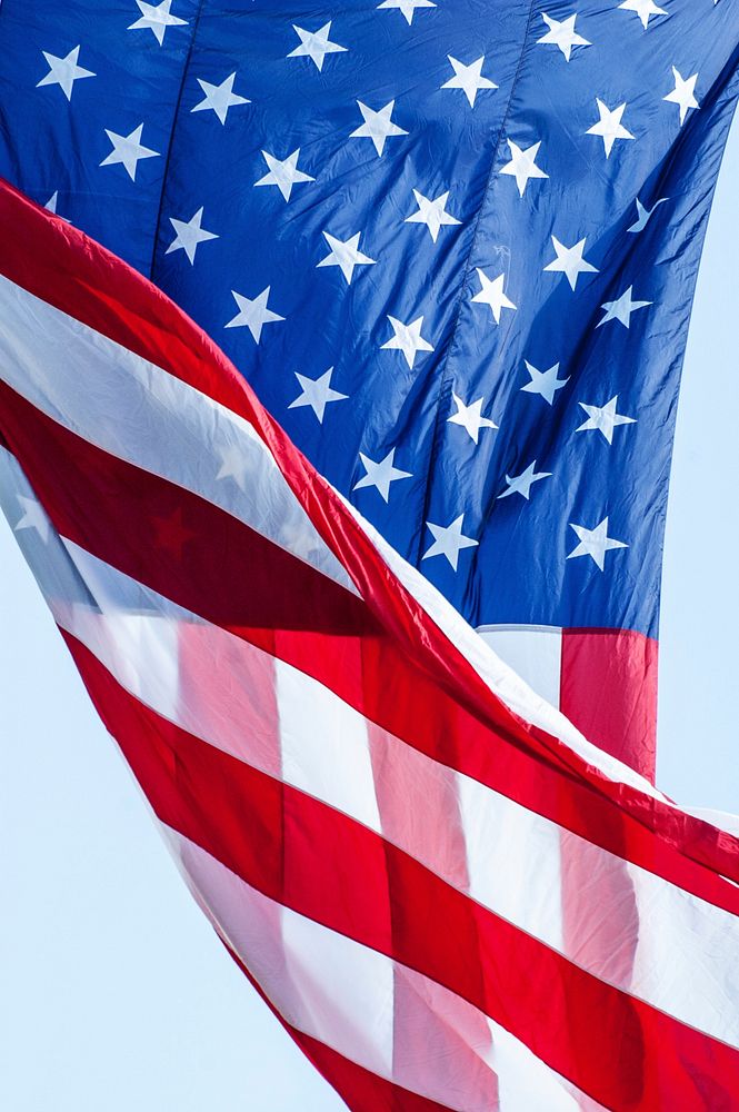 Free American flag image, public domain CC0 photo.