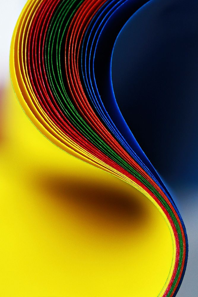 Colorful papers, free public domain CC0 image.