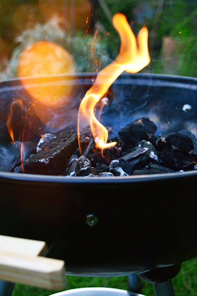 Charcoal grill. Free public domain CC0 photo.