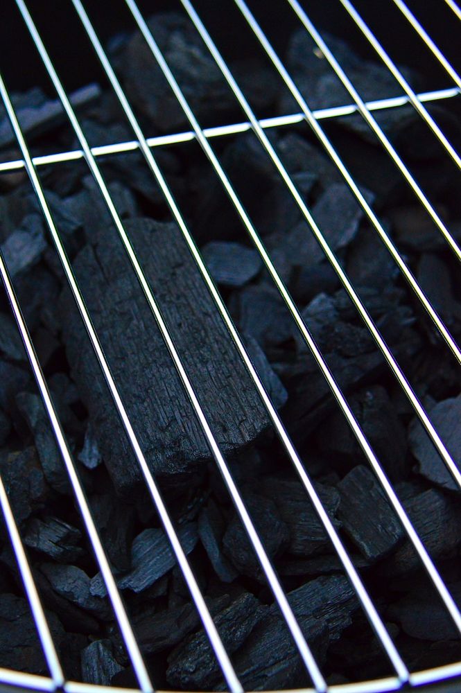 BBQ grill close up, free public domain CC0 image.