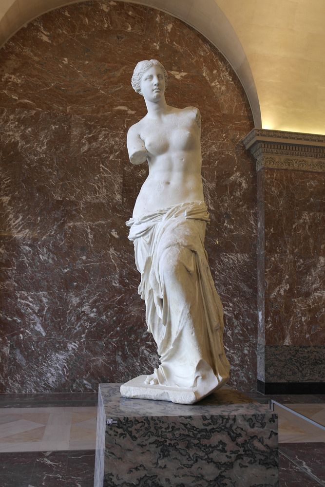 Free Venus de Milo sculpture in Louvre Museum, Paris, France image, public domain CC0 photo.