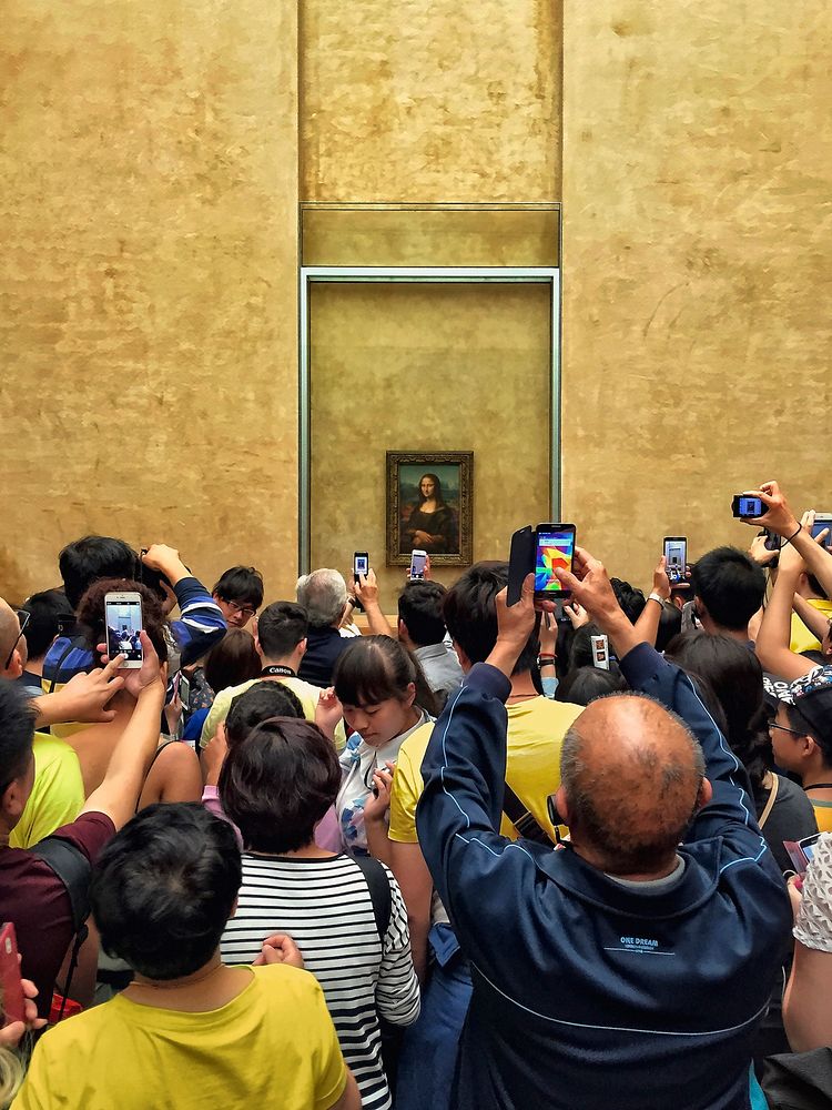 Mona Lisa at The Louvre, Paris, France - 03/30 2019