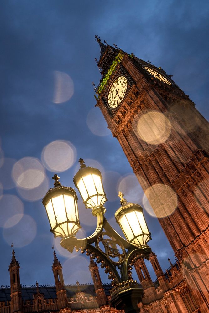 Free night of London, UK image, public domain CC0 photo.