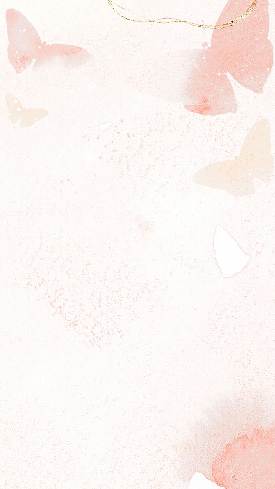 Butterfly phone wallpaper background, aesthetic design