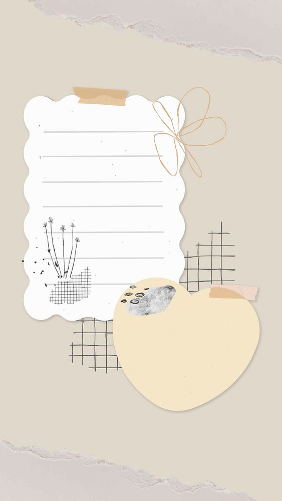 Goodnotes stickers psd, heart shaped sticker note