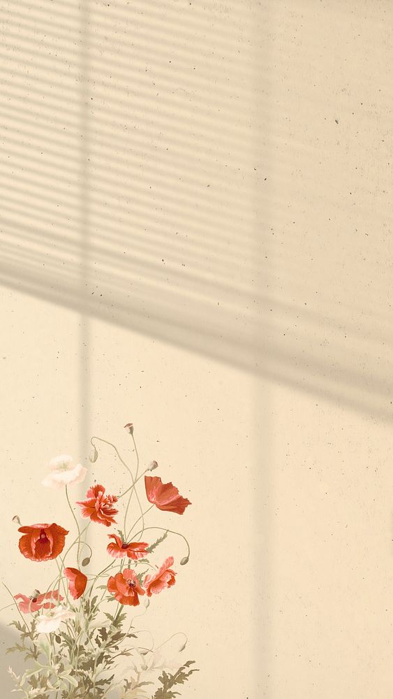 Aesthetic flower wallpaper background psd