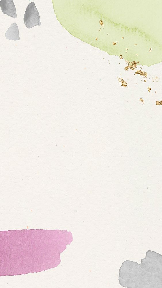 Watercolor Instagram story wallpaper, minimal social media background