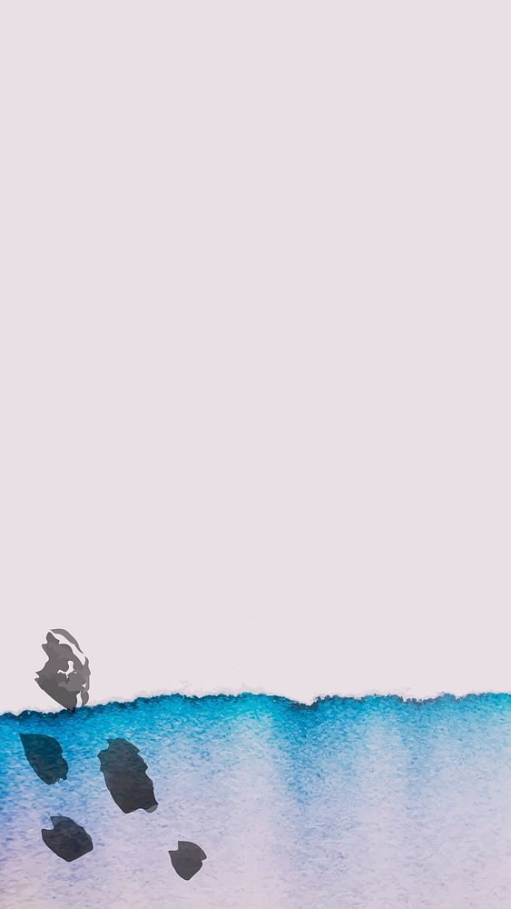 Watercolor Instagram story wallpaper, minimal social media background