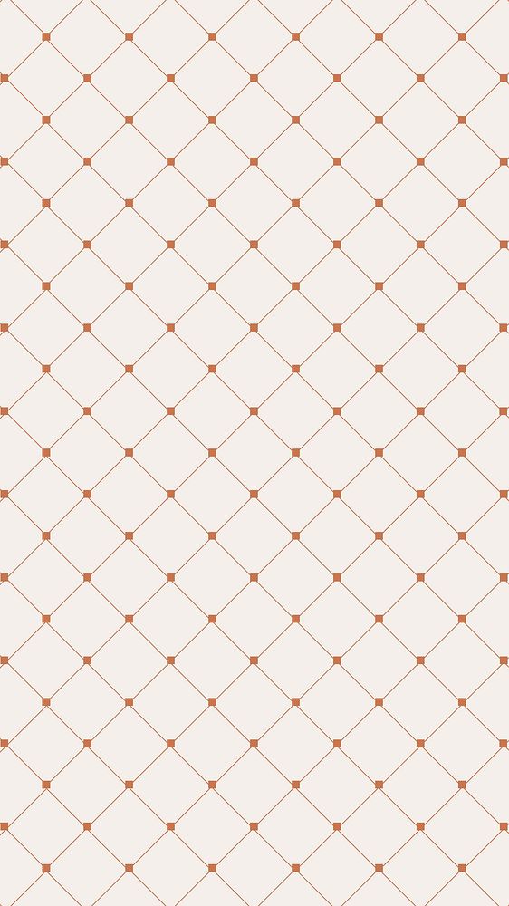 Crosshatch grid mobile wallpaper, beige pattern