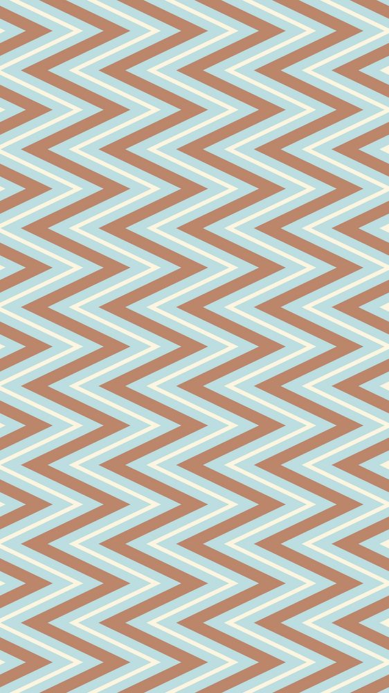 Blue zig-zag pattern iPhone wallpaper, abstract tribal