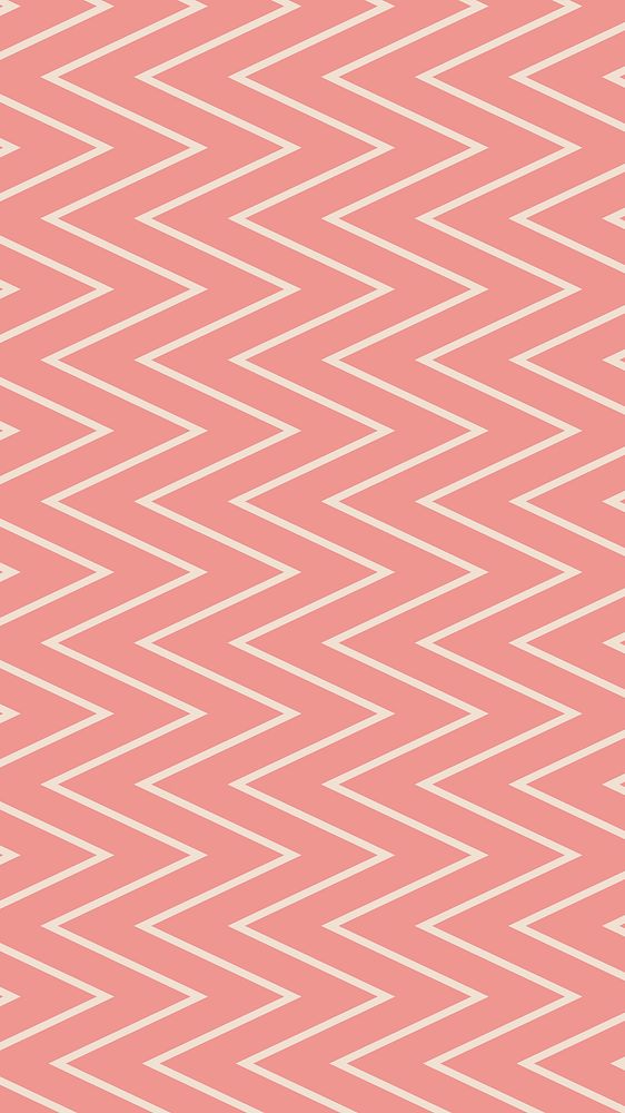 Abstract pattern phone wallpaper, chevron tribal in pink
