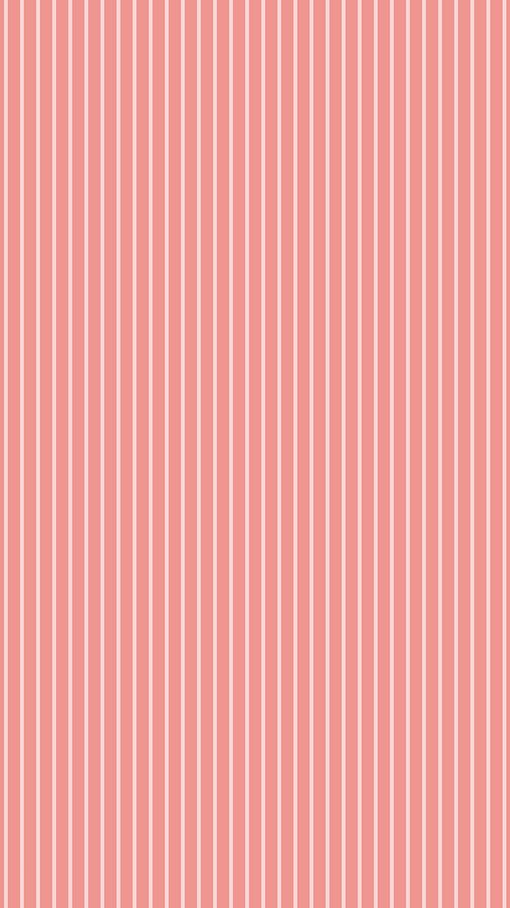 Pink line pattern phone wallpaper, cute feminine