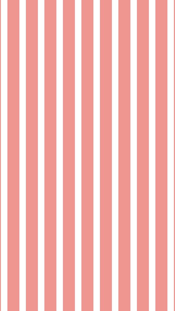 Pink line pattern iPhone wallpaper, cute feminine