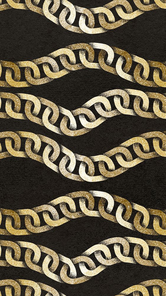 Chain aesthetic mobile wallpaper, abstract pattern