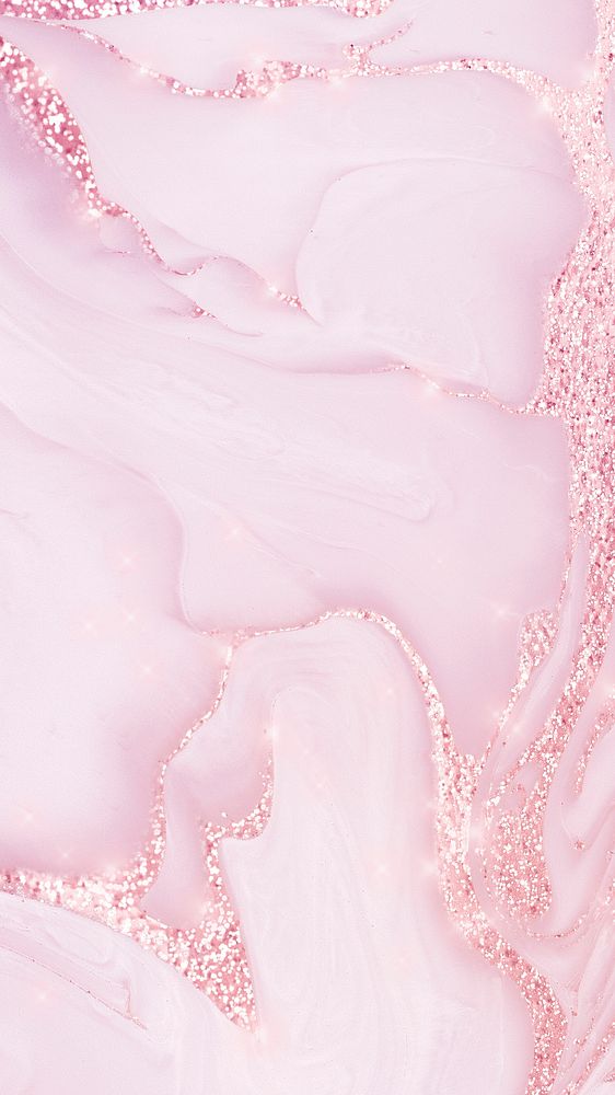Pink phone wallpaper, aesthetic marble texture design