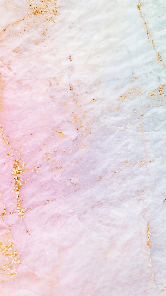 Pastel phone wallpaper, aesthetic glitter marble texture design