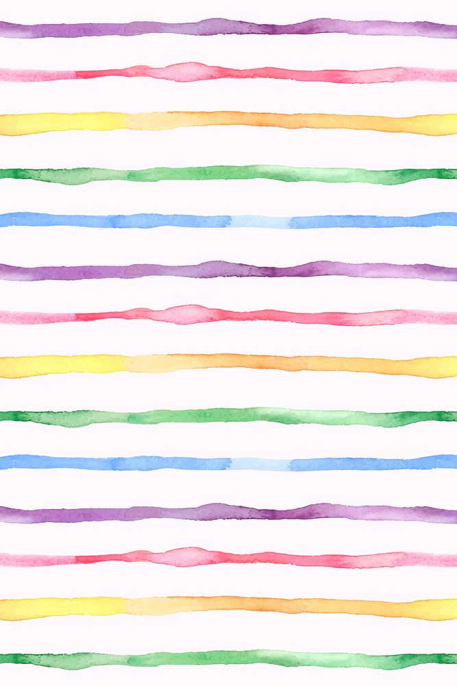 Watercolor background, stripe bright colorful design