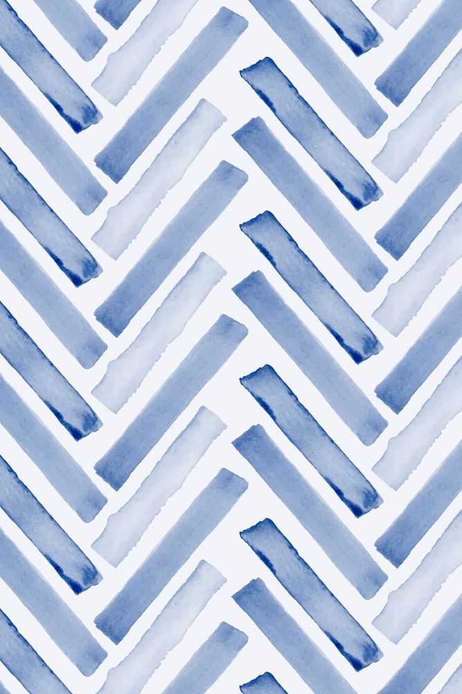 Aesthetic indigo blue watercolor background, gradient chevron design