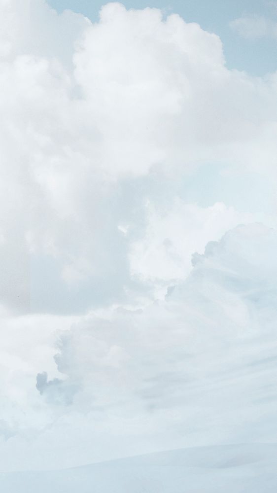 Aesthetic cloud iPhone wallpaper, dreamy nature design