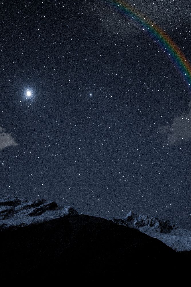 Night sky background, starry design